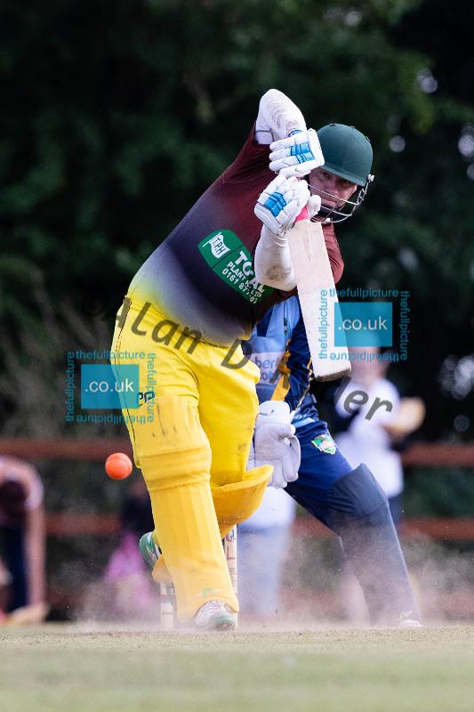 20180715 Flixton Fire v Greenfield_Thunder Marston T20 Final009.jpg - Flixton Fire defeat Greenfield Thunder in the final of the GMCL Marston T20 competition hels at Woodbank CC